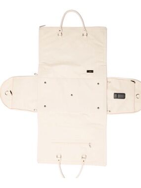 Hotel Collection Cream Fold-Out Garment Carrier